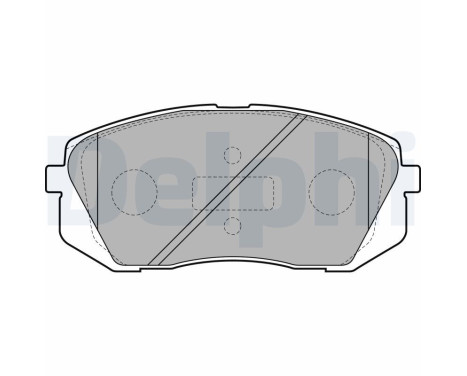 Brake Pad Set, disc brake LP2050 Delphi