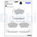 Brake Pad Set, disc brake LP2050 Delphi, Thumbnail 4