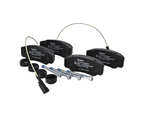 Brake Pad Set, disc brake LP2054 Delphi, Image 2