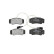 Brake Pad Set, disc brake LP2054 Delphi, Thumbnail 2