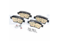 Brake Pad Set, disc brake LP2055 Delphi