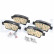 Brake Pad Set, disc brake LP2055 Delphi