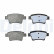 Brake Pad Set, disc brake LP2055 Delphi, Thumbnail 3