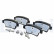 Brake Pad Set, disc brake LP2055 Delphi