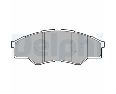Brake Pad Set, disc brake LP2060 Delphi