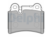 Brake Pad Set, disc brake LP2061 Delphi