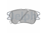 Brake Pad Set, disc brake LP2062 Delphi