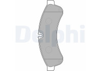 Brake Pad Set, disc brake LP2063 Delphi