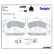 Brake Pad Set, disc brake LP2063 Delphi