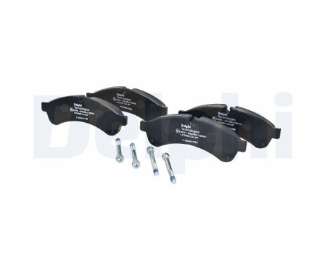 Brake Pad Set, disc brake LP2063 Delphi, Image 2