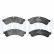 Brake Pad Set, disc brake LP2063 Delphi, Thumbnail 3