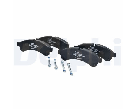 Brake Pad Set, disc brake LP2063 Delphi
