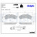 Brake Pad Set, disc brake LP2063 Delphi, Thumbnail 3