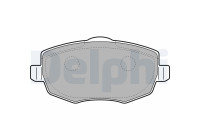 Brake Pad Set, disc brake LP2064 Delphi