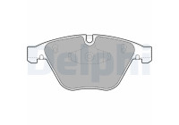 Brake Pad Set, disc brake LP2067 Delphi