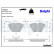 Brake Pad Set, disc brake LP2067 Delphi, Thumbnail 3