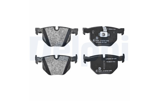 Brake Pad Set, disc brake LP2068 Delphi, Image 2