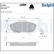 Brake Pad Set, disc brake LP2070 Delphi