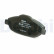 Brake Pad Set, disc brake LP2070 Delphi, Thumbnail 2