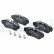 Brake Pad Set, disc brake LP2071 Delphi