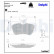 Brake Pad Set, disc brake LP2071 Delphi, Thumbnail 3