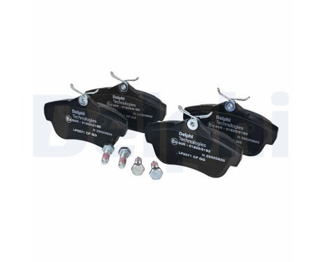 Brake Pad Set, disc brake LP2071 Delphi, Image 3