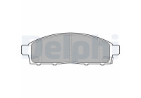 Brake Pad Set, disc brake LP2074 Delphi