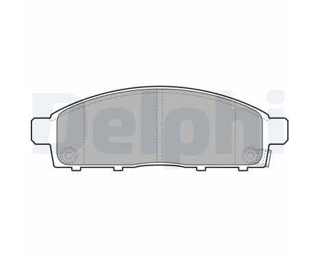 Brake Pad Set, disc brake LP2074 Delphi
