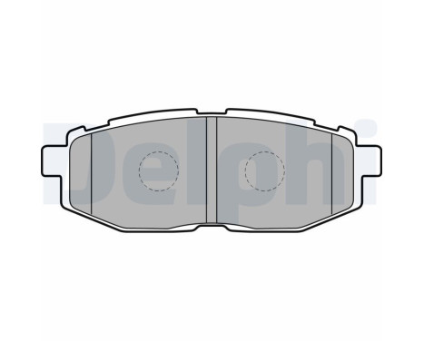 Brake Pad Set, disc brake LP2076 Delphi