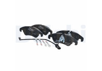 Brake Pad Set, disc brake LP2077 Delphi