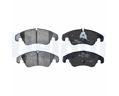 Brake Pad Set, disc brake LP2077 Delphi, Image 2