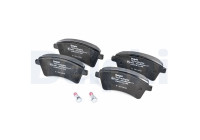 Brake Pad Set, disc brake LP2078 Delphi