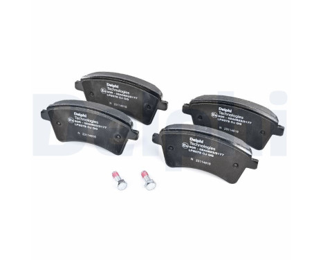 Brake Pad Set, disc brake LP2078 Delphi
