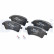 Brake Pad Set, disc brake LP2078 Delphi