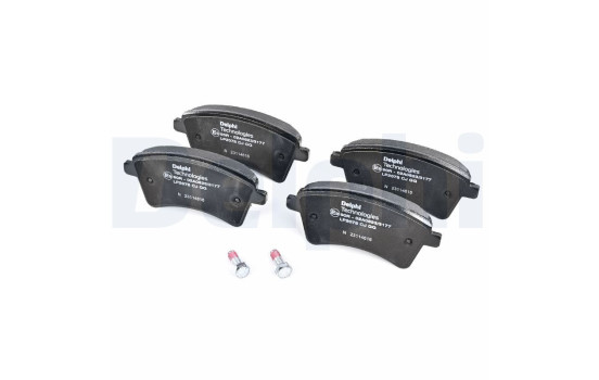 Brake Pad Set, disc brake LP2078 Delphi