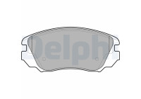Brake Pad Set, disc brake LP2080 Delphi