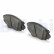 Brake Pad Set, disc brake LP2080 Delphi, Thumbnail 2