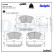 Brake Pad Set, disc brake LP2080 Delphi, Thumbnail 4