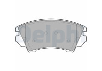 Brake Pad Set, disc brake LP2081 Delphi