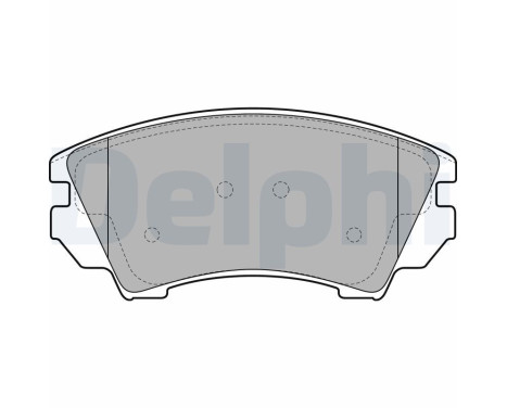 Brake Pad Set, disc brake LP2081 Delphi