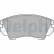 Brake Pad Set, disc brake LP2081 Delphi