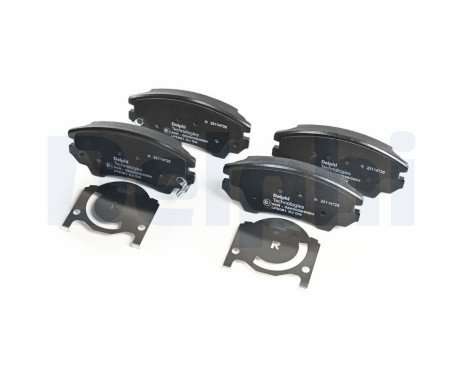 Brake Pad Set, disc brake LP2081 Delphi, Image 3