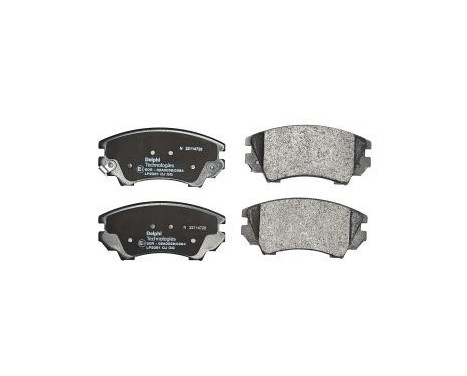 Brake Pad Set, disc brake LP2081 Delphi