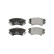 Brake Pad Set, disc brake LP2081 Delphi