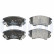 Brake Pad Set, disc brake LP2081 Delphi