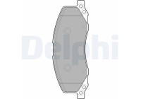 Brake Pad Set, disc brake LP2082 Delphi