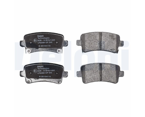 Brake Pad Set, disc brake LP2084 Delphi, Image 2