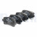 Brake Pad Set, disc brake LP2084 Delphi, Thumbnail 4