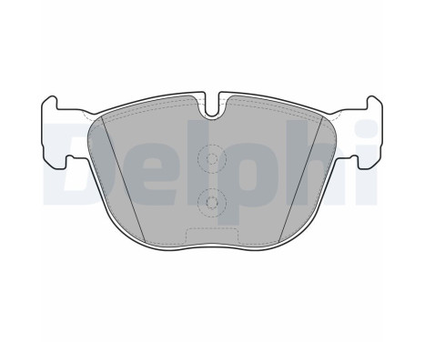 Brake Pad Set, disc brake LP2090 Delphi