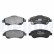 Brake Pad Set, disc brake LP2093 Delphi, Thumbnail 3